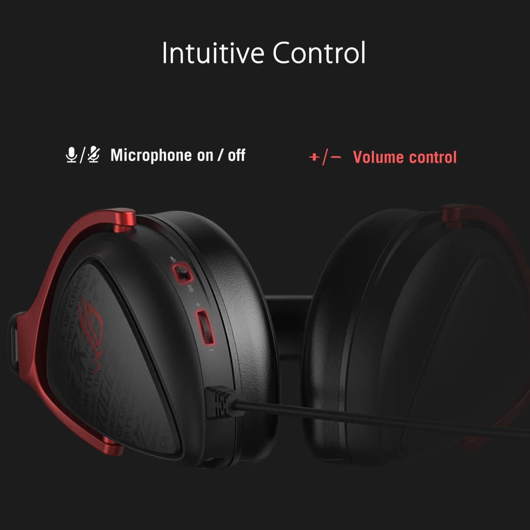 سماعة رأس للألعاب ROG Delta S Core خفيفة الوزن بمقاس 3.5 ملم و50 ملم مع مشغلات ASUS Essence وصوت محيطي افتراضي 7.1 - 6