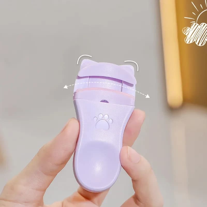 ملقط رموش جديد على شكل مخلب قطة، زاوية واسعة، مجموعة احترافية، ملقط رموش يدوم طويلاً، أداة تجميل محمولة للنساء - 3