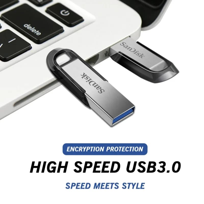 SanDisk CZ73 USB 3.0 Pendrive 128GB USB Flash Drive 16GB 32GB 64GB Metal Pen Drive 512GB USB3.0 Stick 256GB 150MB/S Key Memory S - 6