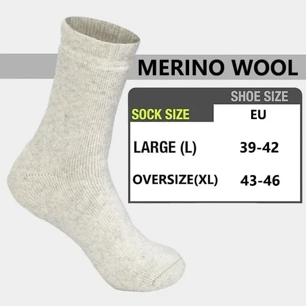 3 Pairs Men Women Wool Socks Couples Solid Winter Snow Chrismas Gift Thermal Cashmere Marino Thickened Fleece Terry Loop socks - 2