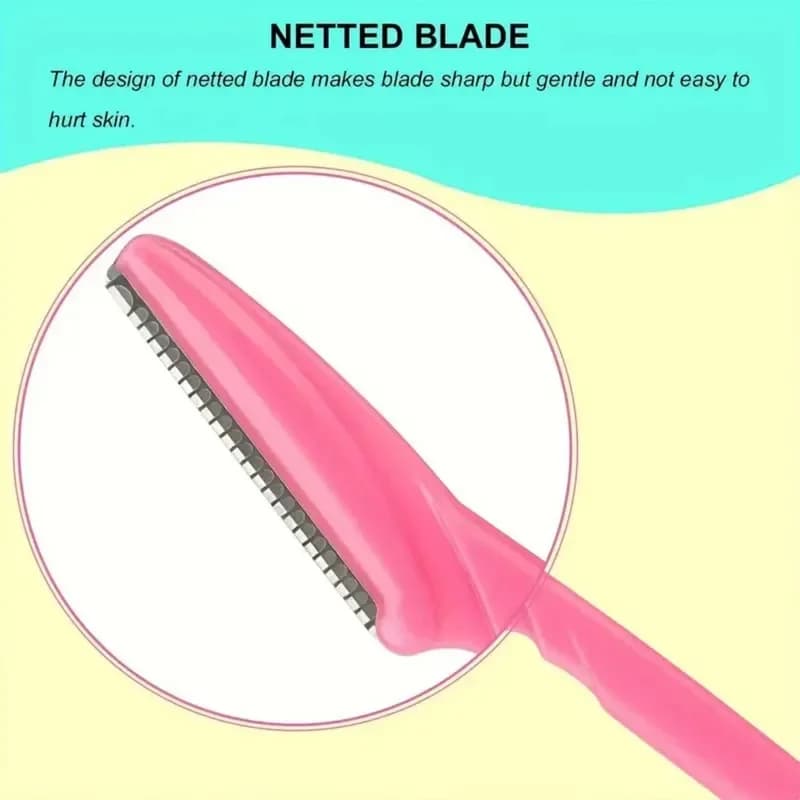 30 Pcs Eyebrow Razor For Women, Multipurpose Exfoliating Dermaplaning Tools And Facial Razor With Precision Cover,Safety Beauty - 3