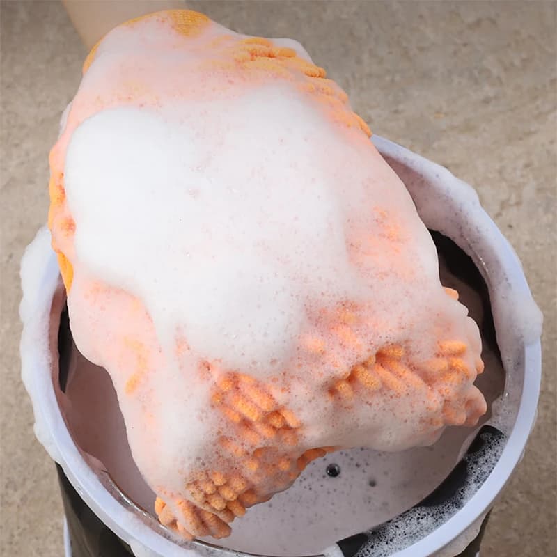 Double-faced Car Wash Microfiber Chenille Gloves Thick Car Cleaning Mitt Wax Detailing Brush Glove for Car Care Accessories - 3