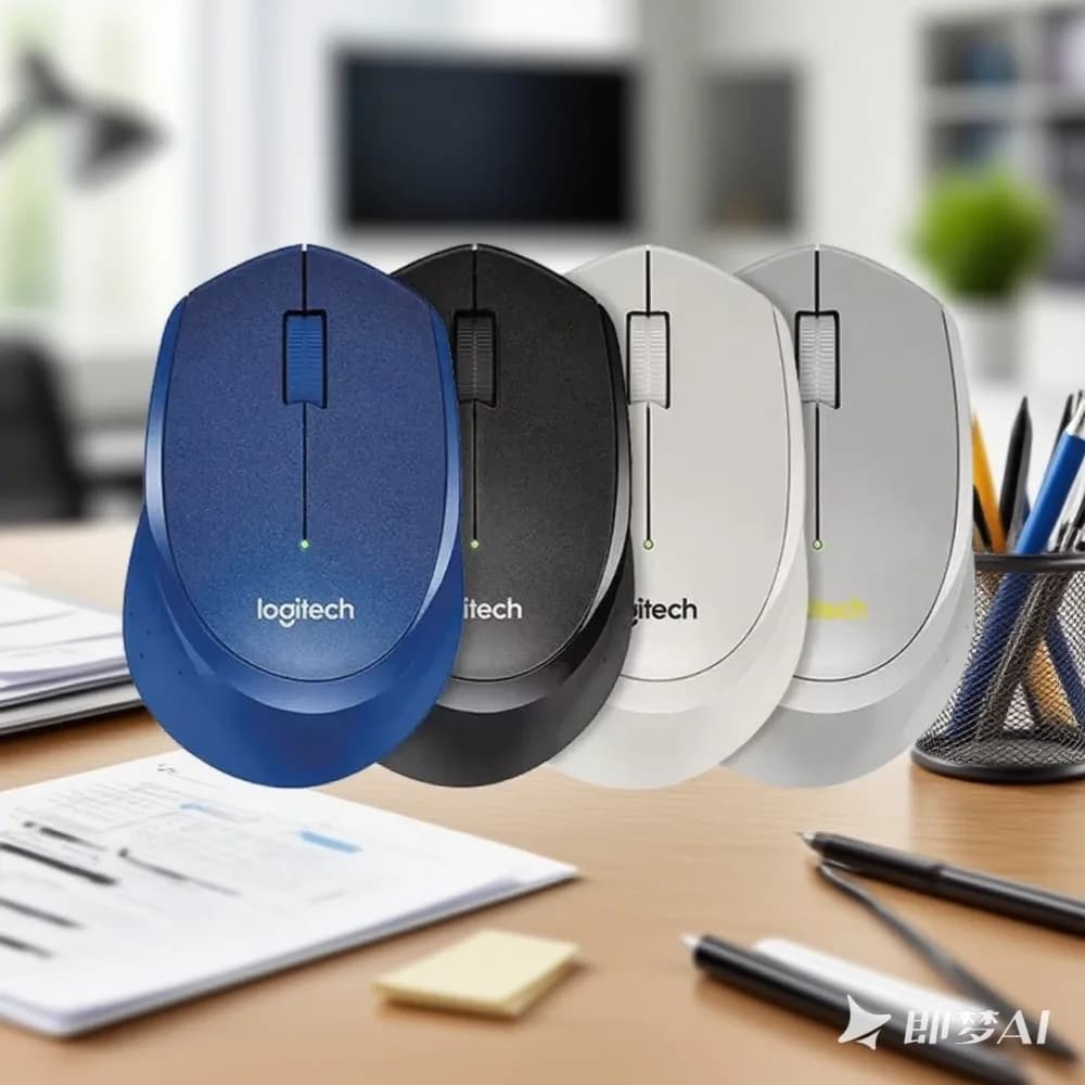 Logitech M330 Ergonomic Contour Wireless Silent Mouse Comfort Grip Design Quiet Click for Office Home PC Computer Accessories - 4