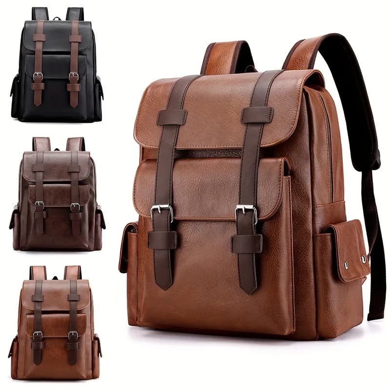 New large-capacity backpack, trendy European and American style shoulder bag, mother-daughter backpack, casual travel bag - 4