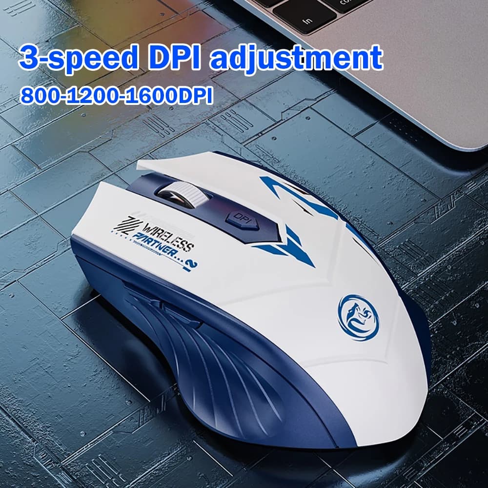 Bluetooth 5.4 Mouse Dual-Mode 2.4G Wireless Mouse 6 Buttons Gaming Mouse Office Silent Mice Rechargeable Mouse For PC Laptop - 3