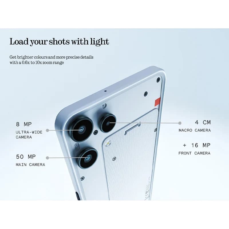 Nothing Phone (3a) Lite 5G NFC 6.77" Flexible AMOLED 120Hz MTK Dimensity 7300 Pro 5G 50MP+16MP 5000mAh/33W Global version - 5