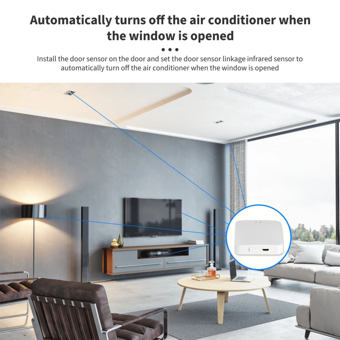 بوابة Tuya الذكية متعددة الأوضاع، مركز Zigbee 3.0 واي فاي بلوتوث لأتمتة المنزل مع Alexa ومساعد Google - 3