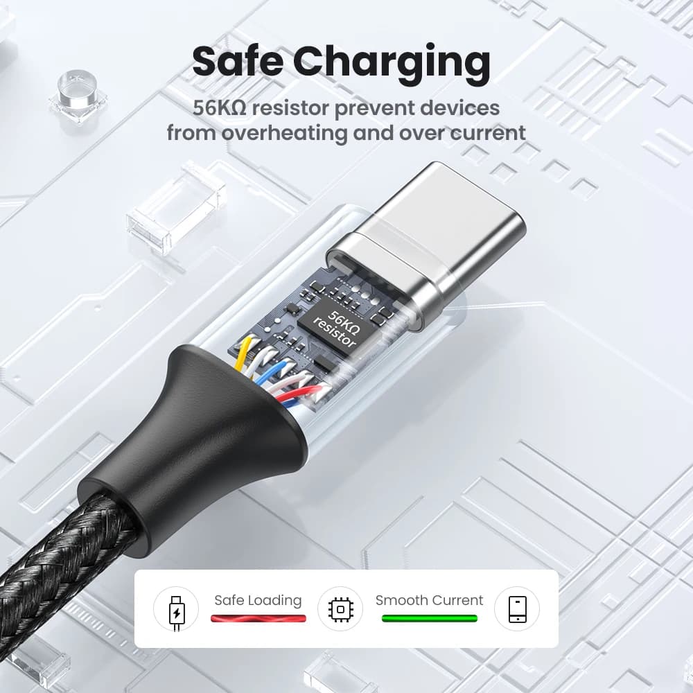 UGREEN USB Type C Cable Braided Charger For APPLE iPhone 17 16 15 Carplay Android USB C Charging data short Long 2m 3m 25cm 50cm - 5