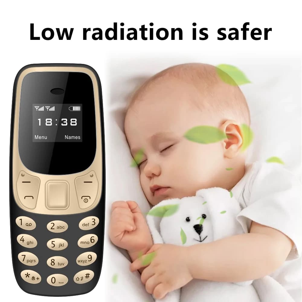 SERVO Small Mobile Phone Bluetooth Dialer Magic voice Low Radiation Telephone Call Recording 2/3 SIM GSM Unlocked Mini Cellphone - 6