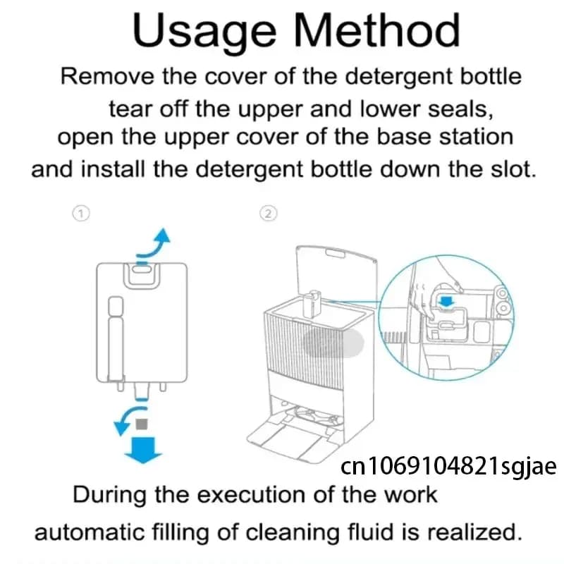 Original Dreame L20 Ultra L30 Ultra X10 X10 plus L10 Prime L10s Pro Ultra Heat Special Floor Cleaner 450ml - 2