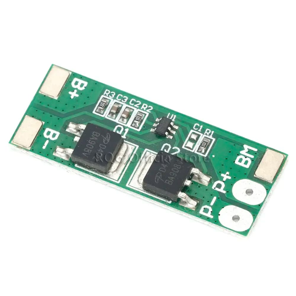 BMS 2S 6.4V 10A لوح حماية بطارية Lifepo4 مع شحن PCB وPCM، حماية من ماس كهربائي مع تأخير واستعادة ذاتية لمصباح LED/باور بانك - 3