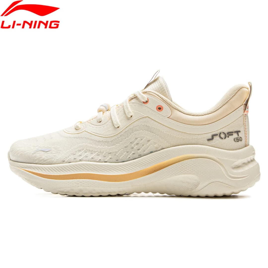 Li-Ning Women's SOFT GO 2 WMS Lifestyle Shoes COMFOAM DYNAMIC CUSHIONING Comfortable LiNing Stylish Leisure Sneakers AGLV040