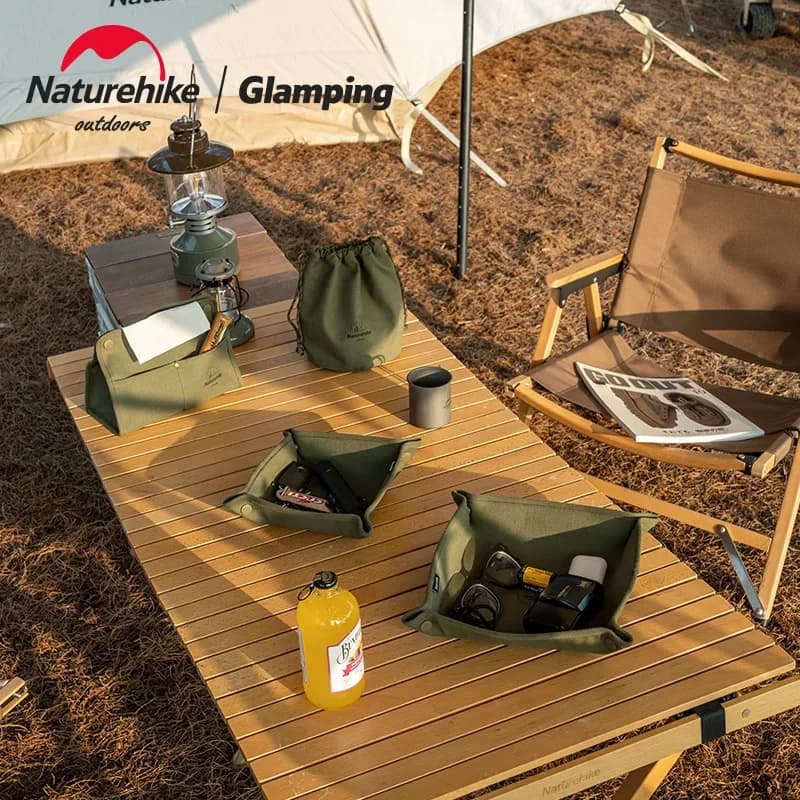 Naturehike - حقيبة تخزين من القماش المقاوم للماء، تخزين الأغراض، مقاومة الاتساخ للتخييم في الهواء الطلق، طقم طاولة طعام منزلية - 2