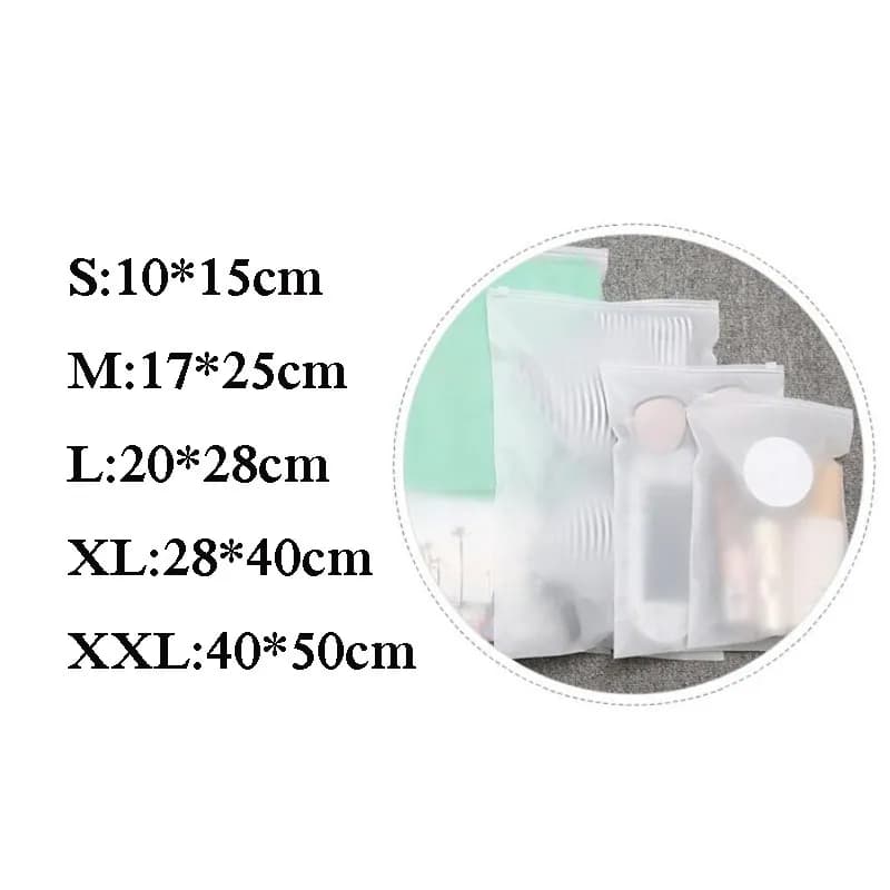 1 قطعة أكياس تخزين ملابس السباحة الشفافة مقاوم للماء الرياضة السفر تخزين الأحذية المنظم حقيبة S-XXL - 2