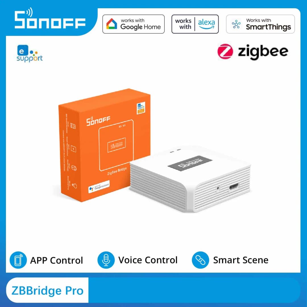 SONOFF ZBBridge Pro Smart Zigbee Bridge Zigbee 3.0 APP Wireless Remote Controller Smart Home Bridge Works With Alexa Google Home