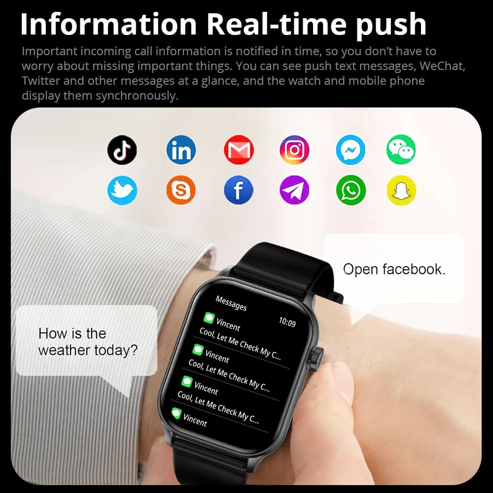 COLMI P78 AMOLED Smartwatch 1.95'' Display with Flashlight & Voice Calling 100+ Sports Mode Health Monitor Men Women Smart Watch - 6