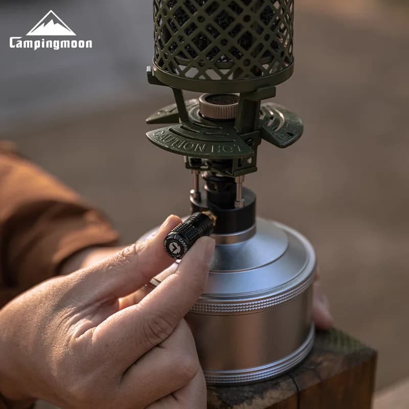 CAMPINGMOON Blackened Aluminum Alloy Compatible with Xiaowujing Heating Furnace Xuanchi NX-92 Firepower Switch Knob - 3