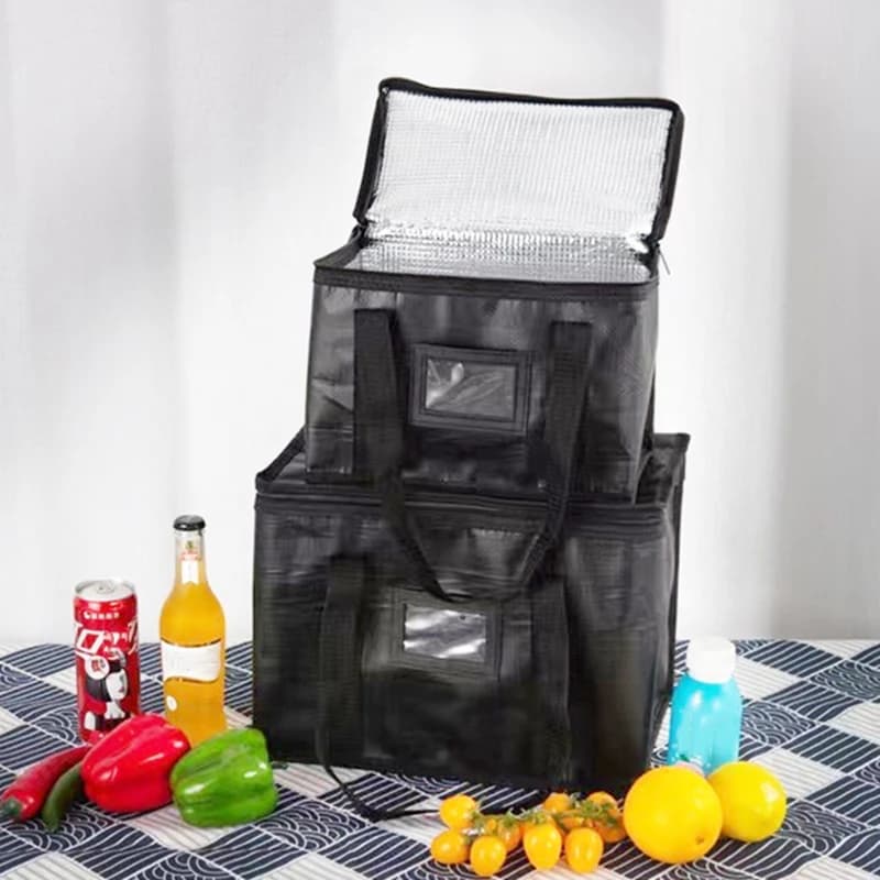 70L Insulated Thermal Cooler Bag Insulation To Keep Cold Large Capacity Portable Lunch Bag Zip Picnic Camping Tin Foil Food Bag - 2