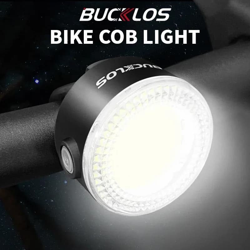 BUCKLOS Bike Light COB Front Rear Bicycle Lights LED Rechargeable Mountain Road Bicycle Lamp MTB Tail Light Cycling Flashlight - 5