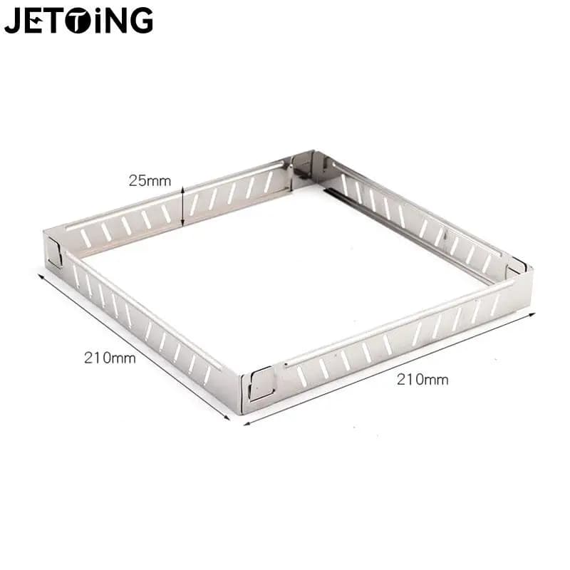 Outdoor Gas Stove Wind Screen Foldable Wind Shield Stainless Steel Burner Screen Cooking BBQ Stove Camping Hiking Accessories - 2