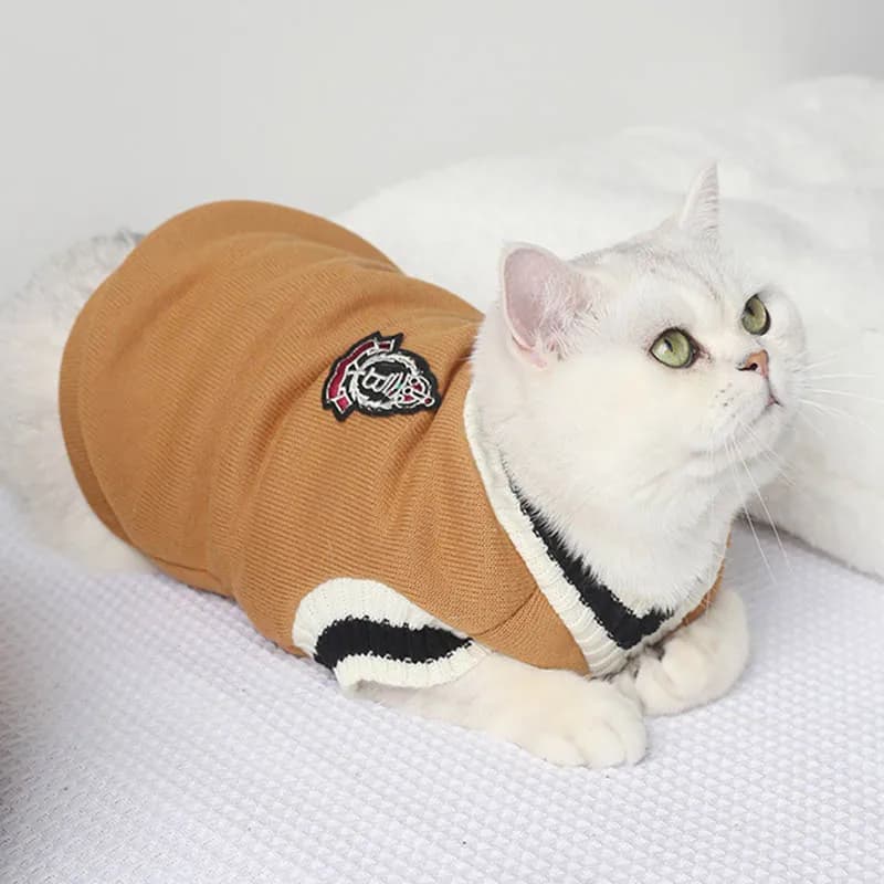 Cat Dog Sweater Pullover Winter Pet Clothes for Small Dogs Cat Vest Puppy Jacket Pet Cat Clothing Kitty Costume Ubranka Dla Psa - 5