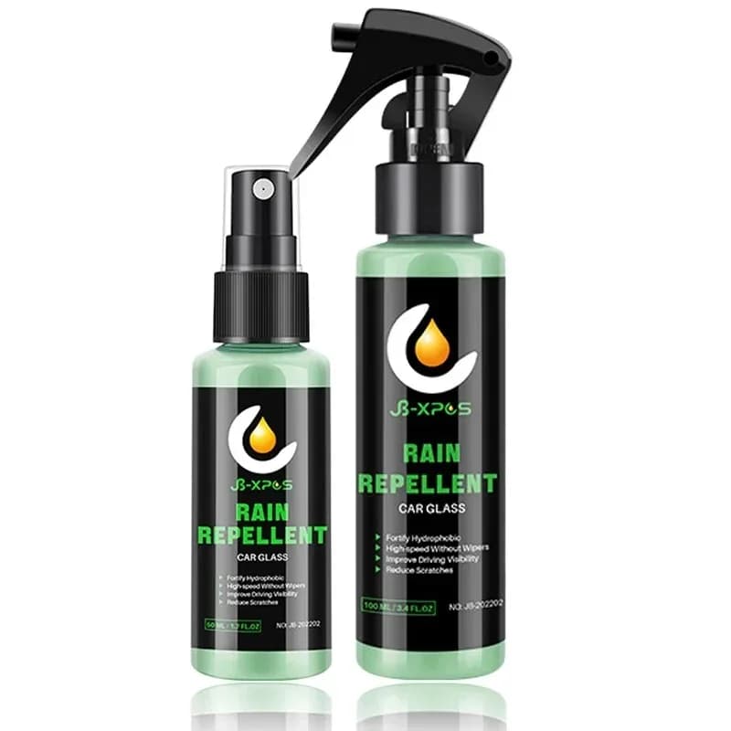 طلاء سيارة طارد للماء، رذاذ مقاوم للمطر لزجاج المرآة الخلفية والزجاج الأمامي، أداة تنظيف - 6