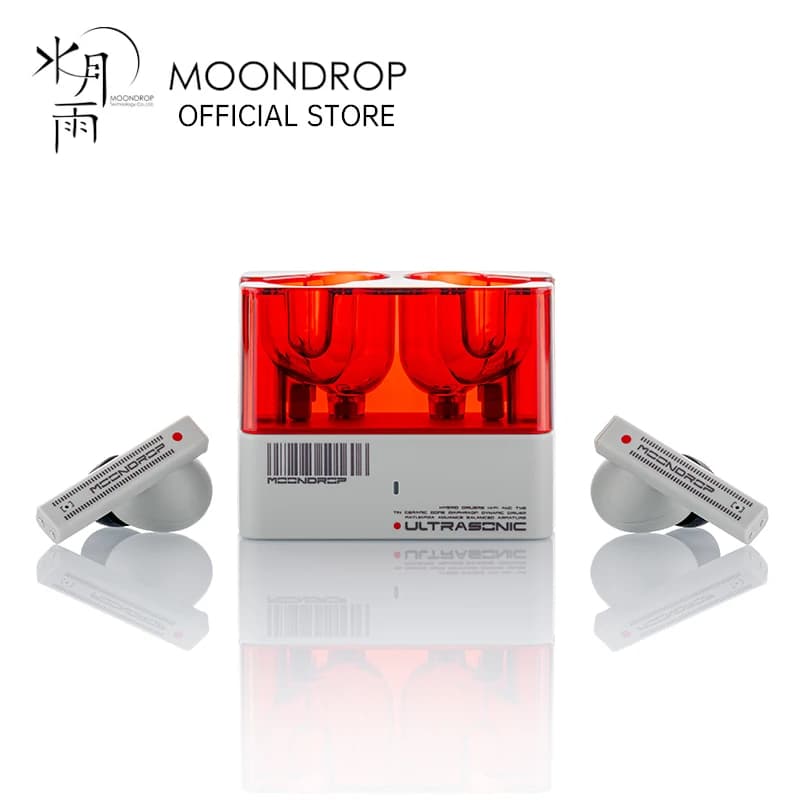 سماعات أذن MOONDROP Ultrasonic، مشغلات هجينة، TWS، إلغاء الضوضاء النشط، LDAC، بلوتوث 5.3، مشغل ديناميكي 13mm