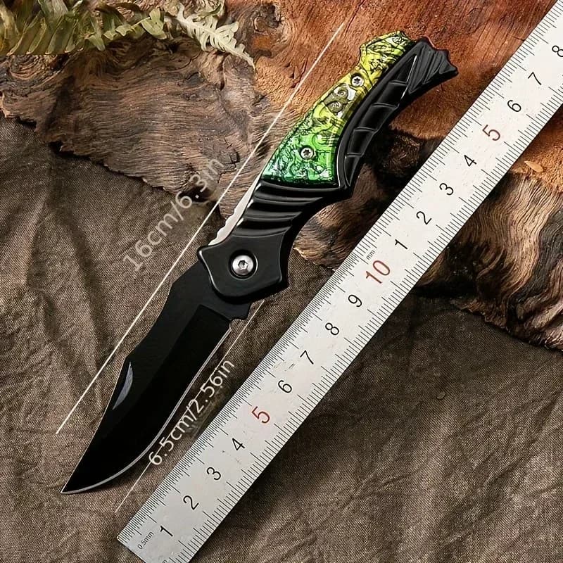 2025 new high quality  Portable Outdoor Folding Pocket Knife - Sharp Survival Knife for Camping, Hiking - 6