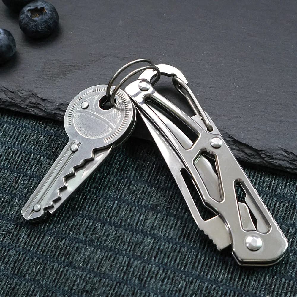Portable Keychain Knife Sharp Fruit Knife Folding Outdoor Small Knife Student Dormitory Home Use Handy Mini Knife - 4
