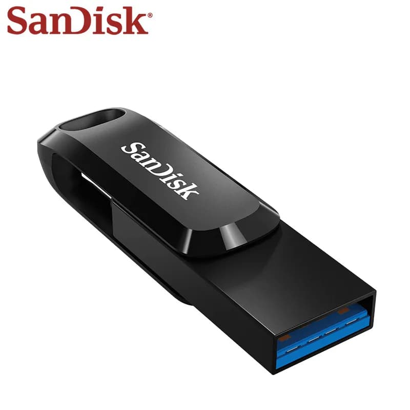 SanDisk Ultra Dual OTG Pen Drive USB 3.2 Type-C Flash Drive 64GB 128GB 256GB 512GB Up to 400Mb/s Memory Flash Disk for iPhone 15 - 2
