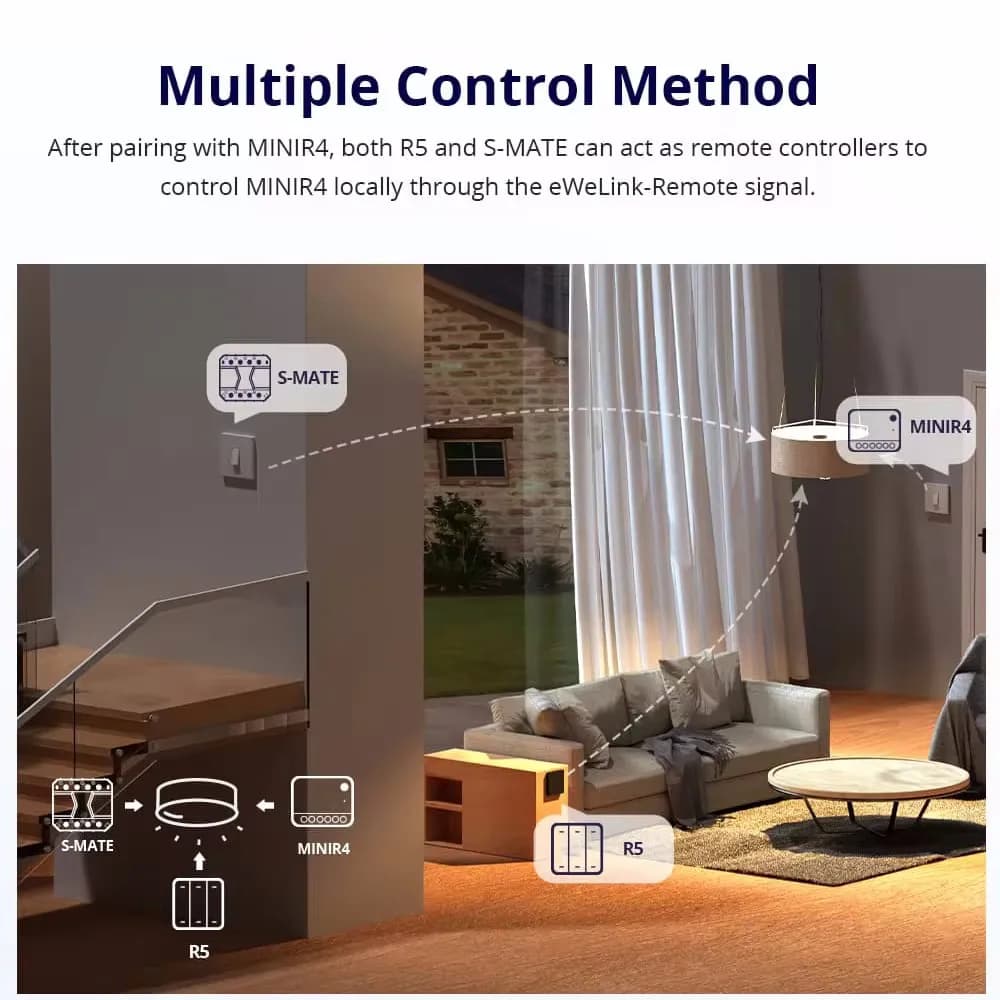 SONOFF Mini R4 Smart Wifi Switch Module Switch Two-Way Control Smart Home Works With Alexa Google Home Yandex Alice smartthi - 3