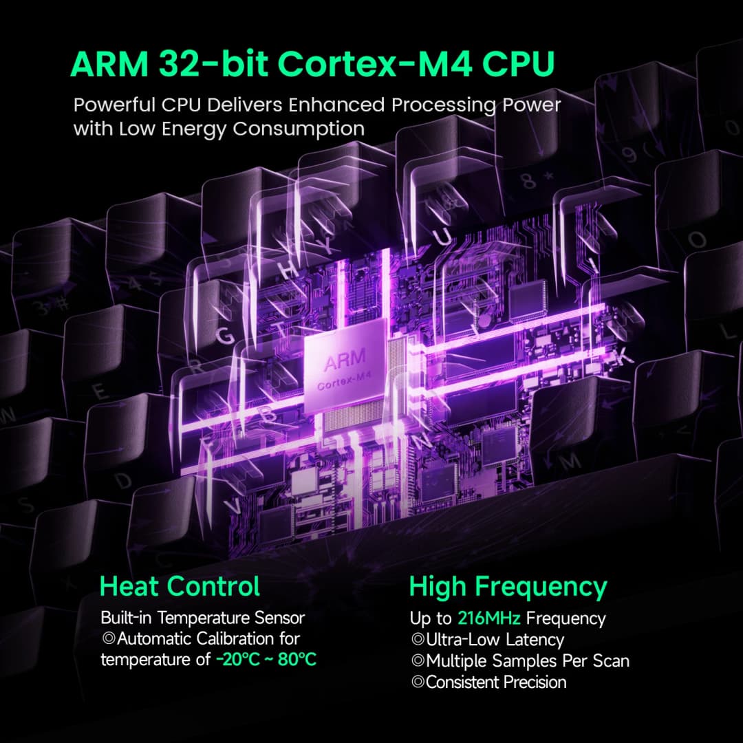 Akko MonsGeek FUN60 لوحة مفاتيح ميكانيكية مع مفاتيح مغناطيسية، 60% تخطيط، زناد سريع 0.01 مللي متر، 8K، إضاءة ARGB HE/TMR، مخصصة - 3