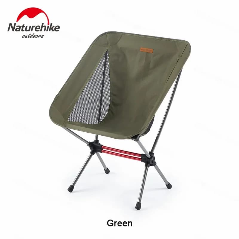 كراسي تخييم قابلة للطي من Naturehike-Outdoor، كرسي قمر من سبائك الألمنيوم، للشاطئ والاسترخاء والتخييم والصيد، yl08، 09، 10، L01 02