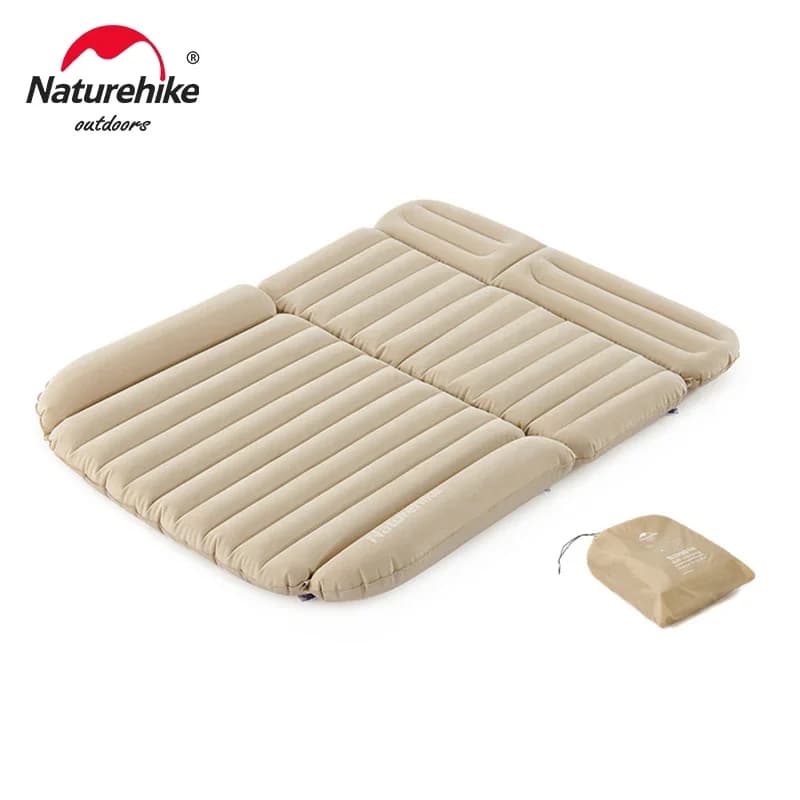 Naturehike Camping Car Air Mattress Car Rear Seat Folding Bed Sedan SUV Car Sleeper Bed In-Car Sleeping Mat Travel Mattress Pad