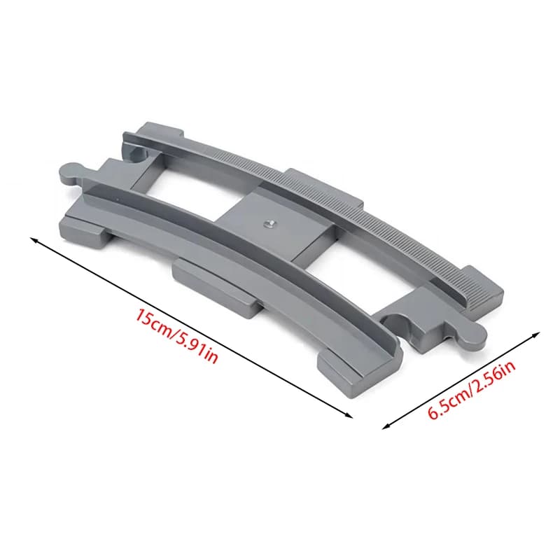 قطار مدينة متوافق مع قوالب البناء الكبيرة الحجم لإكسسوارات المسار الإبداعية تجميع ألعاب للأطفال - 4