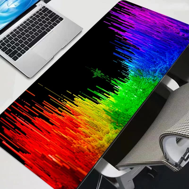 Luxury Fashion Razer Mouse Pad Office laptop rubber Anime Gaming PC Accessories Mousepad Anti-slip Desk Mat Keyboard Tablet Pad - 5