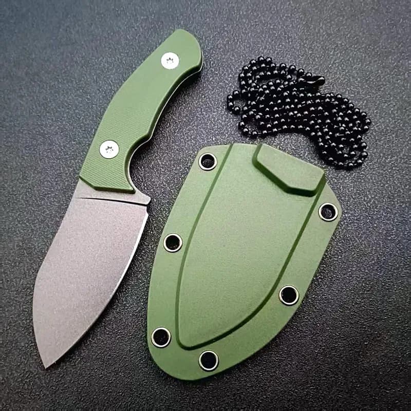 New  High Hardness Fixed Blade Knife  Blade with Sheath Portable Outdoor Camping Knife Survival Cutting Rescue Knife - 4