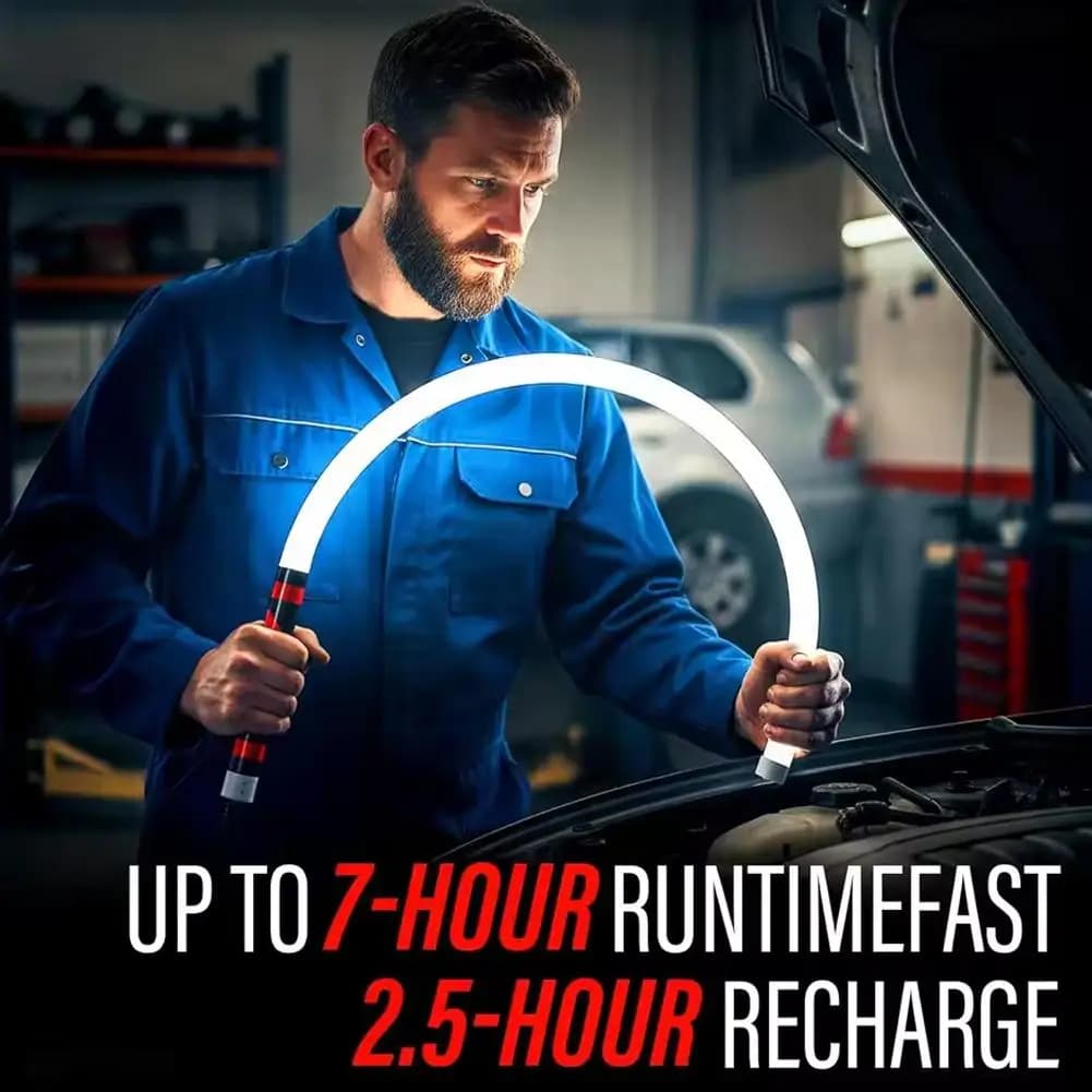 73cm Flexible LED Flashlight Stick Rechargeable Work Light Professional Mechanic Tool for Car Repair Engine Bay Inspection Lamp - 2