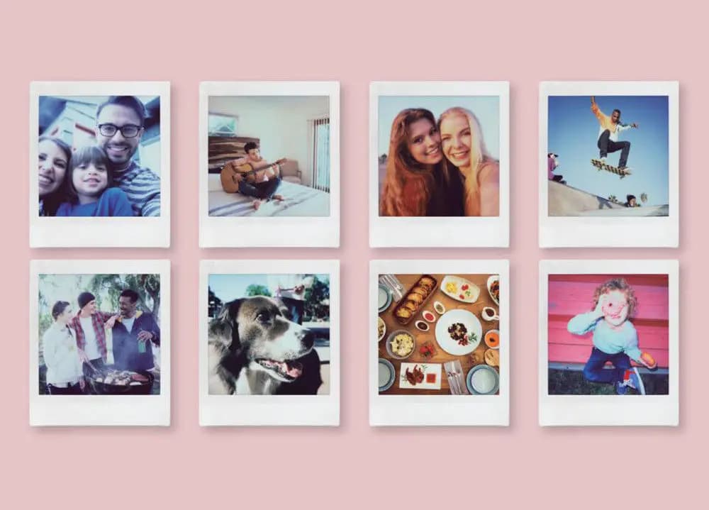 ورق صور بحافة بيضاء من فوجيفيلم إنستاكس سكوير (10-100 ورقة) لكاميرات فوجي إس كيو10 إس كيو6 إس كيو1 إس كيو20 فورية وطابعة إس بي-3 - 5