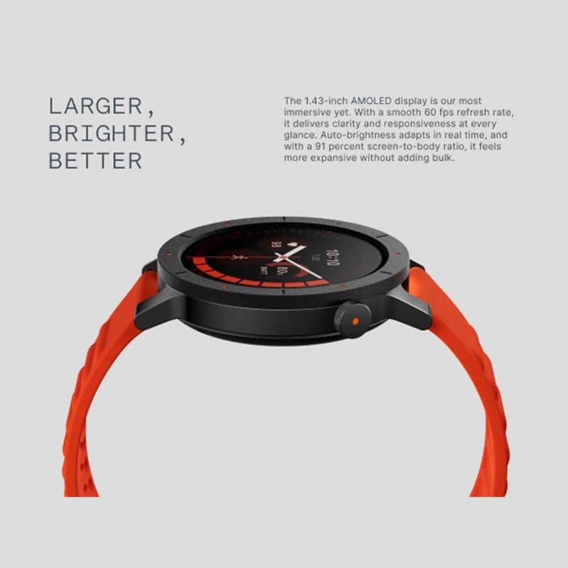 Nothing CMF Watch 3 Pro Global Version 1.43"AMOLED Dual-Band GPS Bluetooth Call smartwatch 131 Sports modes Blood Oxygen Monitor - 5