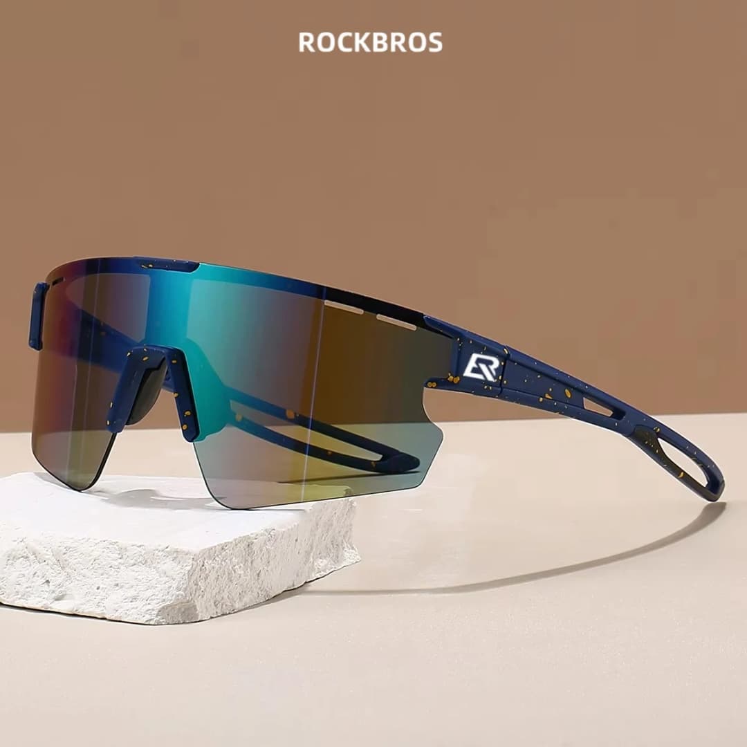 ROCKBROS نظارات دراجات جديدة، حماية UV400، مقاومة للضوء الشارد، مناسبة لركوب الدراجات، القيادة، الصيد، المشي لمسافات طويلة، وغيرها - 6