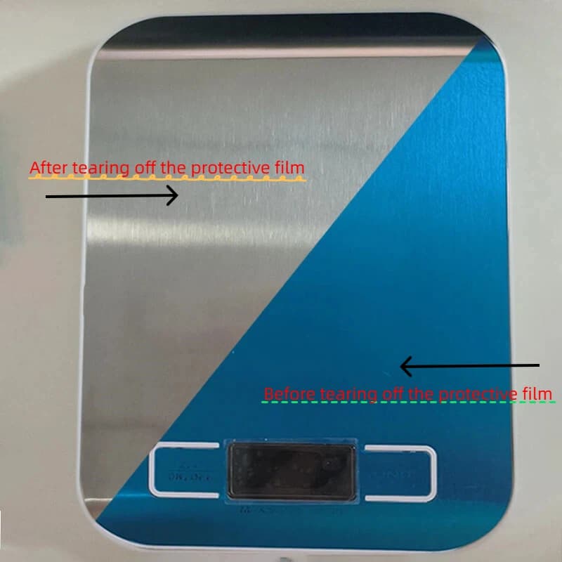 ميزان مطبخ رقمي 5 كجم/1 جرام بشاشة LED من الفولاذ المقاوم للصدأ، مثالي للمجوهرات والوجبات الخفيفة وأدوات الخبز - 5