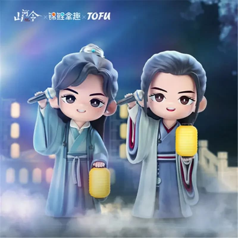 دمية أكشن رسمية من WORD OF HONOR Shan He Ling Wen Kexing Zhou Zishu من PVC دمية أنيمي تمثال لعبة - 2