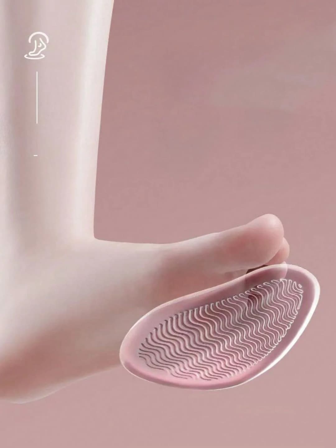 وسادات قدمين للسيدات، مضادة للانزلاق، من السيليكون، تخفف آلام القدمين، مناسبة للأحذية ذات الكعب العالي - 2