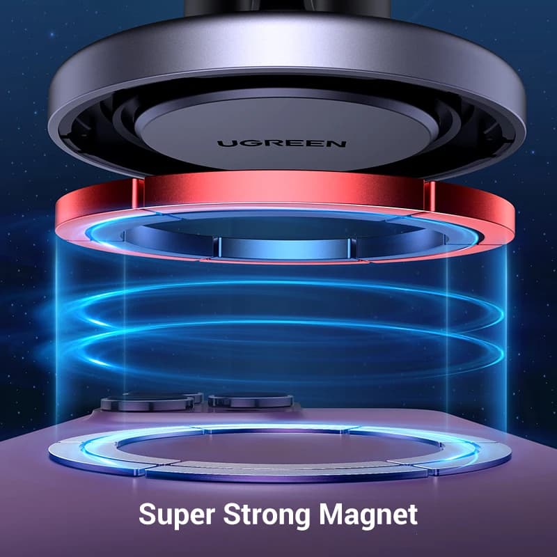 UGREEN Magnetic Car Phone Holder Air Vent Car Phone Stand For Magsafe iPhone 15 14 13 ProMax Xiaomi Samsung Strong Magnet Holder - 2