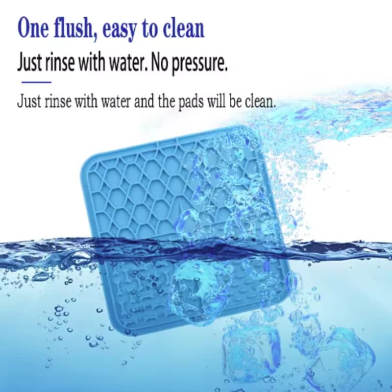 Pet Lick Silicone Mat Slow Feeder Dog Food Plate Bathing Distraction Sucker Training Feeder for Dogs Kitchen Supplies - 6