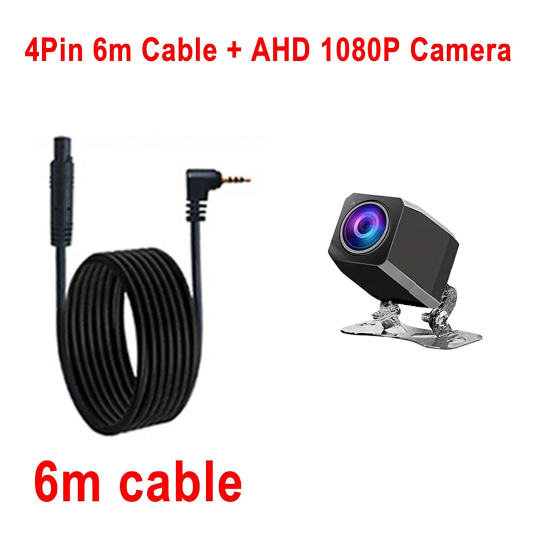 1080P AHD Car Rear View Camera with 4 pin for Car DVR Car Mirror Dashcam Waterproof 2.5mm Jack Rear Camera Camera No Universal - 5