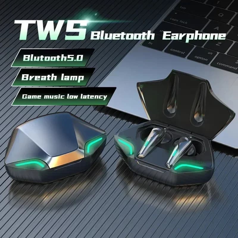 TWS Gaming Wireless bluetooth Headset TWS 5.3 Stereo Earbuds Low Latency Earphones Bluetooth With Mic for smartphones - 3