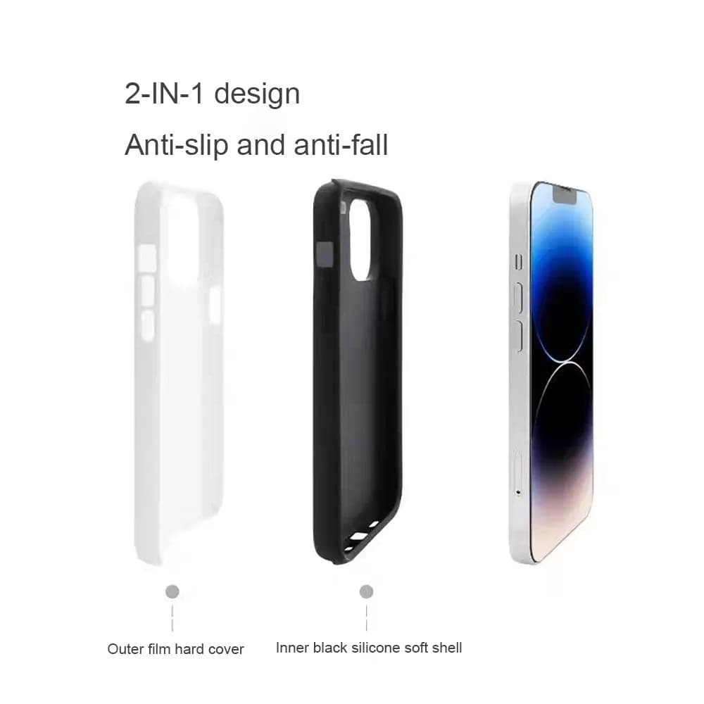 غطاء فاخر للهاتف بتصميم أجنحة مربعات وخطوط بولكا من Clmj لهواتف iPhone 17 16 15 14 13 12 11 X Air Pro Max Plus غطاء خلفي مزدوج الطبقات - 2