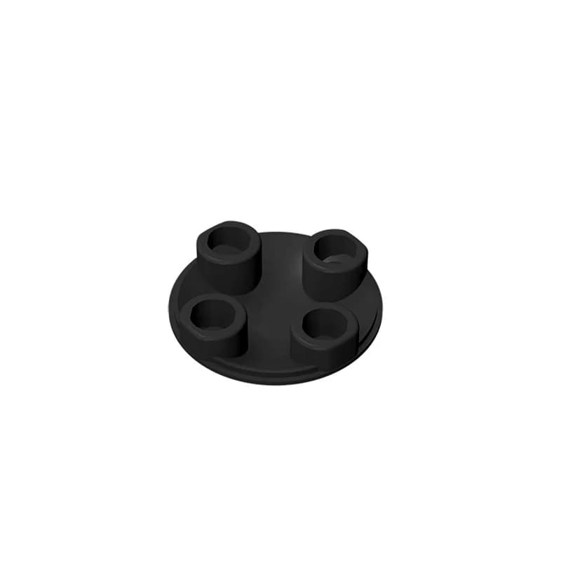 MOC 10PCS 2654 Round 2x2 Building Blocks With Rounded Bottom Boat Plate Bricks Particle Puzzle Toy Children Birthday Kid Gifts - 3